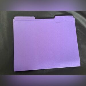 Purple folders 24, Filing Office Organizing New